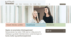 Desktop Screenshot of nansenskolen.no